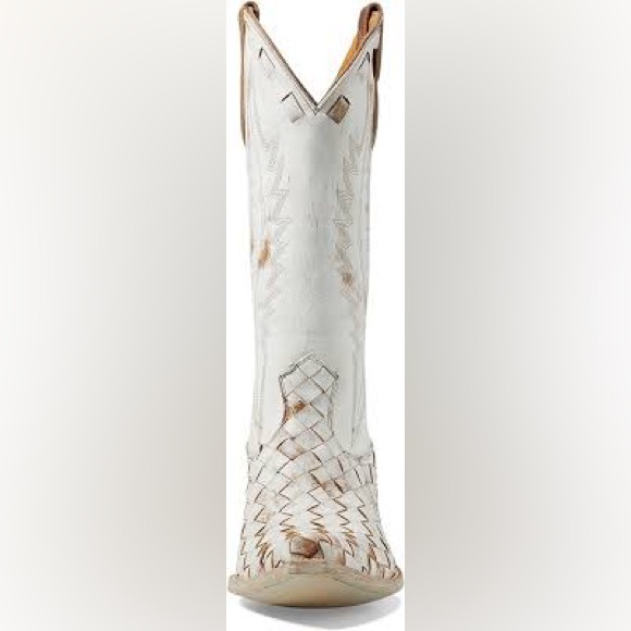 Old Gringo Reptilian western boots cowgirl cowboy weaved design RTL $595 7.5 NIB - Picture 4 of 10